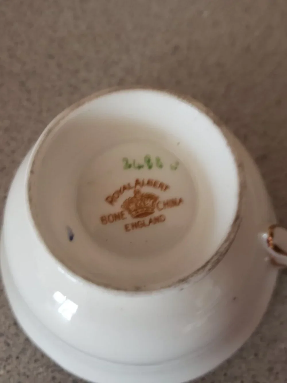 Royal Albert Footed Cup Torquay Yellow